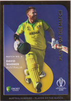 ICC 2019 World Cup Player of the Match 9 DAVID WARNER