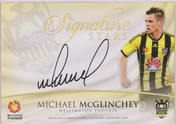 MICHAEL McGLINCHEY Signature Card + Redemption #SSR-11