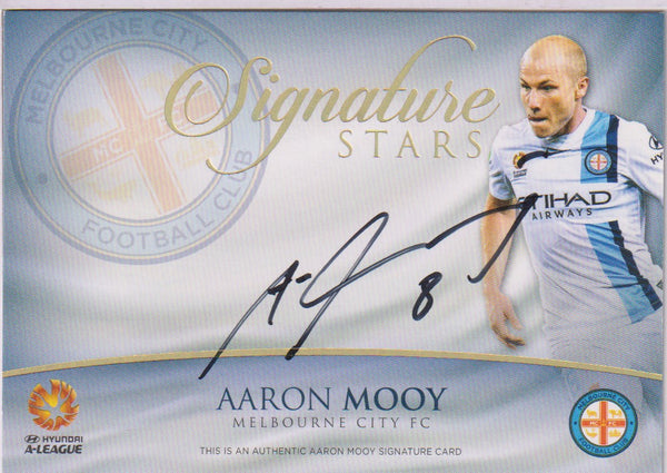AARON MOOY Signature Card  #SS-06 with Redemption