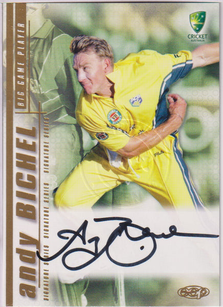 ANDY BICKEL Big Game Player Series Signature Card #SSO5
