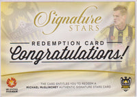 MICHAEL McGLINCHEY Signature Card + Redemption #SSR-11