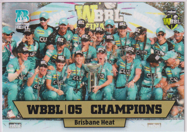 WBBL/05 BRISBANE HEAT  CHAMPIONS CARD #AC-2