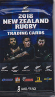 4 x 2018 New Zealand Rugby Trading Card Packs