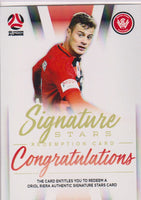 ORIOL RIERA - FFA Signature Star Card # SS-04 with redemption