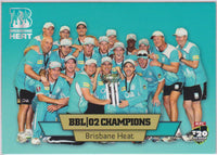 BBL/02 BRISBANE HEAT CHAMPIONS CARD #BBL-02