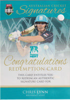 CHRIS LYNN - Signature Card #ACS-04 with redemption