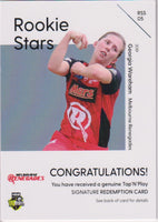 GEORGIA WAREHAM Rookie Stars Signature Card #RSS05
