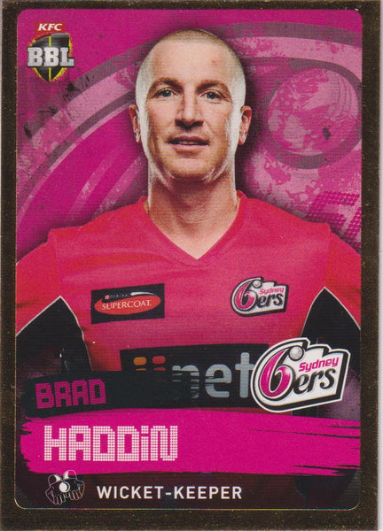 GOLD CARD #156 BRAD HADDIN