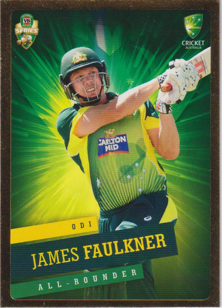 GOLD CARD #019 JAMES FAULKNER