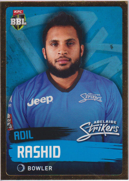 ADIL RASHID - 2015 BBL GOLD CARD #071