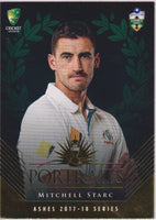 Ashes Portraits MITCHELL STARC (Numbered) AP-05