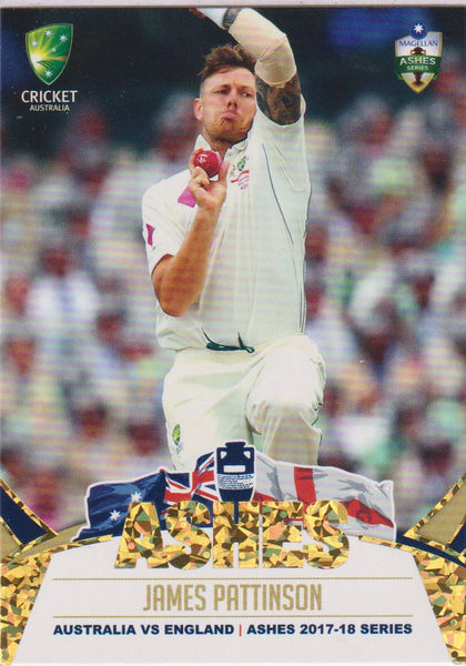 ASHES GOLD CARD #017 - JAMES PATTINSON