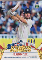ALASTAIR COOK - ASHES GOLD CARD #031