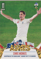 CHRIS WOAKES - ASHES GOLD CARD #041