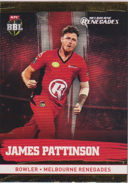 JAMES PATTINSON Gold Parallel  #123