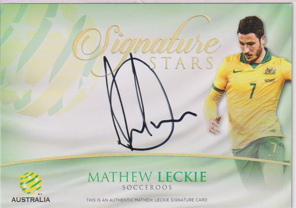 MATHEW LECKIE Signature Stars #SS-01 with redemption