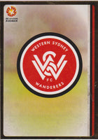 FFA GOLD CARD 185 - WANDERERS F.C. LOGO