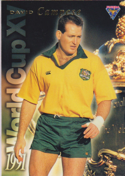 1991 WORLD CUP XV WC11 DAVID CAMPESE