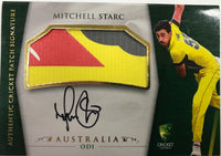 MITCHELL STARC UN-Signed BLANK Patch Card Template