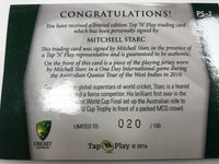 MITCH MARSH - Signature Card #ACS-01 with redemption