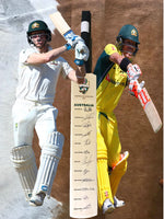 2016-17 ODI Series V Pakistan Aust Team Signed Bat (Inc Warner, Smith, Cummins...)