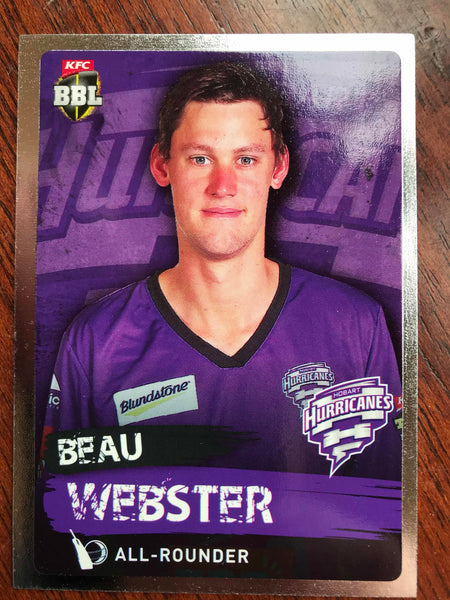 BEAU WEBSTER Silver Card #104