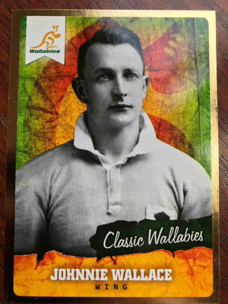 JOHNNIE WALLACE - Classic Wallaby Gold Card No 061