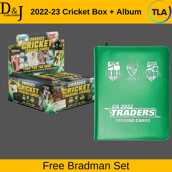 2022-23 CA Traders Hobby Box & Album (Plus Free Bradman Set)
