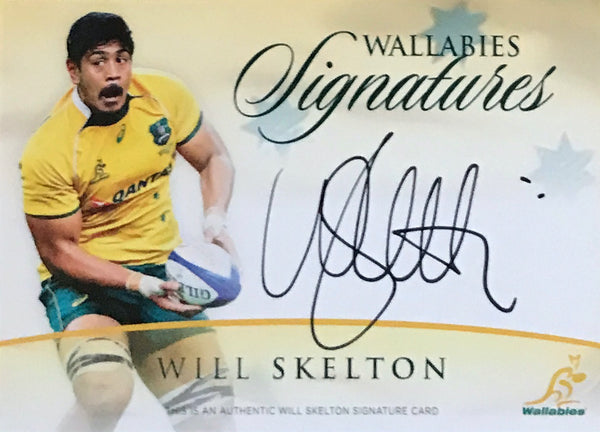 WILL SKELTON - PROMO Wallabies Signature Card #WS-11