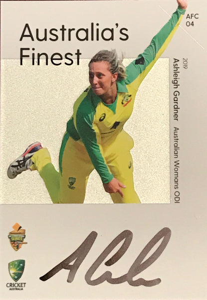 ASH GARDNER Aust Finest Signature Card #AFC04