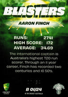 2022-23 Cricket Traders Blasters Priority - B 01 - Aaron Finch - 10/34