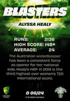 2022-23 Cricket Traders Blasters Priority - B 06 - Alyssa Healy - 19/34