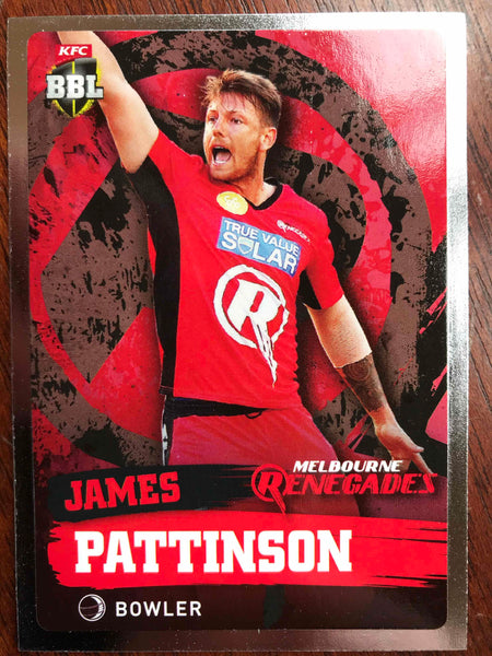 JAMES PATTINSON Silver Card #114