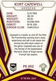 2023 NRL Titanium Pearl Silver - P002 - Kurt Capewell - Brisbane Broncos