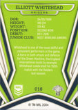 2023 NRL Titanium Common Card - 018 - Elliot Whitehead - Canberra Raiders