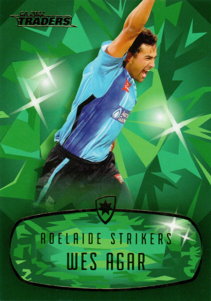 2022-23 Cricket Traders Mojo Emerald - ME 058 - Wes Agar - 19/30