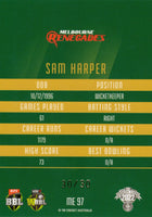 2022-23 Cricket Traders Mojo Emerald - ME 097 - Sam Harper - 30/30