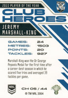 2023 NRL Titanium Club Heroes - Jeremy Marshall-King - CH 5 - Canterbury-Bankstown Bulldogs