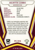 2023 NRL Titanium Pearl Silver - P004 - Selwyn Cobbo - Brisbane Broncos