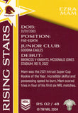 2023 NRL Titanium Rising Stars - RS 2 - Ezra Mam - Brisbane Broncos
