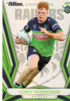 2023 NRL Titanium Pearl Silver - P013 - Corey Horsburgh - Canberra Raiders