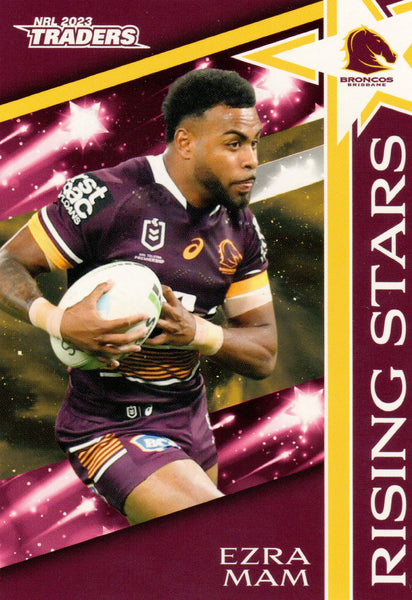 2023 NRL Titanium Rising Stars - RS 2 - Ezra Mam - Brisbane Broncos