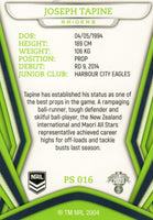 2023 NRL Titanium Pearl Silver - P016 - Joseph Tapine - Canberra Raiders