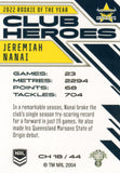 2023 NRL Titanium Club Heroes - Jeremiah Nanai  - CH 18 - North Queensland Cowboys