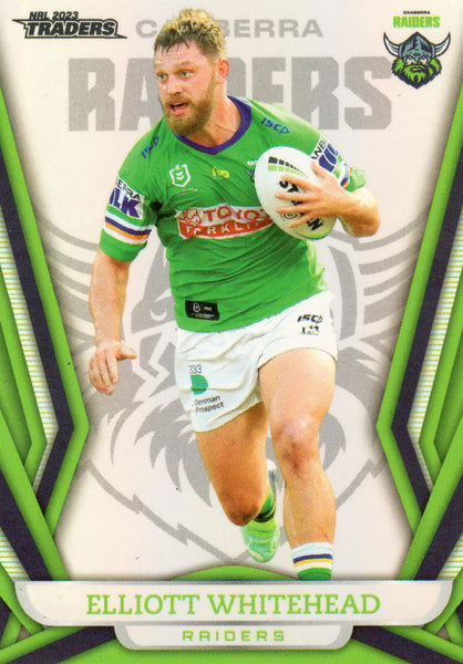 2023 NRL Titanium Pearl Silver - P018 - Elliot Whitehead - Canberra Raiders