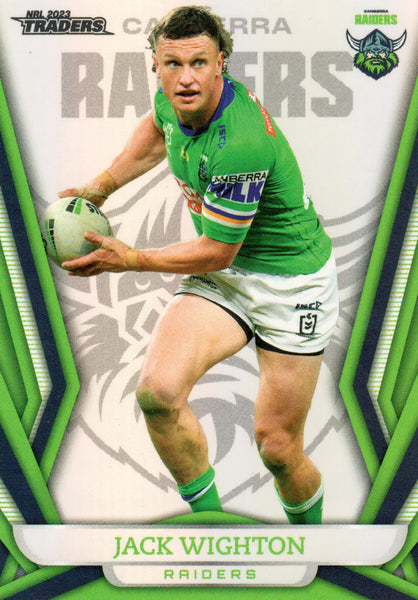 2023 NRL Titanium Pearl Silver - P019 - Jack Wighton - Canberra Raiders