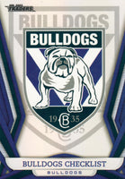 2023 NRL Titanium Pearl Silver - P021 - Canterbury-Bankstown Bulldogs Checklist - Canterbury-Bankstown Bulldogs