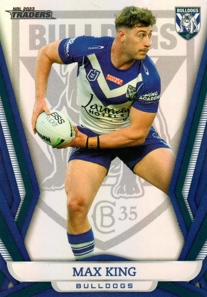 2023 NRL Titanium Pearl Silver - P026 - Max King - Canterbury-Bankstown Bulldogs