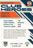 2023 NRL Titanium Club Heroes - Joseph Suaalii - CH 28 - Sydney Roosters