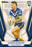 2023 NRL Titanium Pearl Silver - P029 - Aaron Schoupp - Canterbury-Bankstown Bulldogs